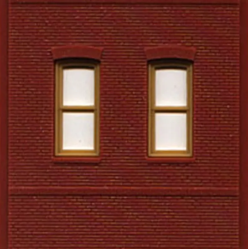 Trains|DPM 301-33 HO Dock Level Wall Sections W/Rectangular Windows Kit - Model Train Junction: Quality Parts and Art Supplies