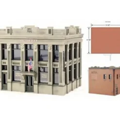 Trains|DPM 12200 HO First Bank Kit - Model Train Junction: Quality Parts and Art Supplies
