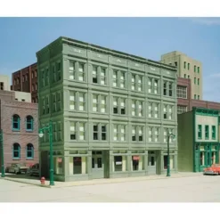 Trains|DPM 11900 HO M.T. Arms Hotel 7 3/4 W x 2 3/4 D x 6 In H Building Kit - Model Train Junction: Quality Parts and Art Supplies