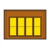 Trains|DPM 301-47 HO One-Story Wall Sections w/Victorian Window Kit - Model Train Junction: Quality Parts and Art Supplies