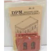 Trains|DPM 301-12 HO One-Story Wall Sections With Arched Window Building Kit - Model Train Junction: Quality Parts and Art Supplies