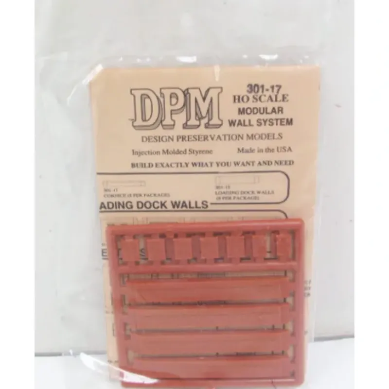 Trains|DPM 301-17 HO Plain Cornices Kit (Pack of 8) - Model Train Junction: Quality Parts and Art Supplies