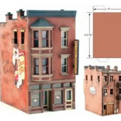 Trains|DPM 12300 HO Stone Bakery Kit - Model Train Junction: Quality Parts and Art Supplies