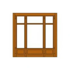 Trains|DPM 301-42 HO Street Level Wall Sections w/Victorian Window Kit - Model Train Junction: Quality Parts and Art Supplies