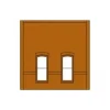 Trains|DPM 301-34 HO Street Level Wall Sections w/Rectangular Windows Kit - Model Train Junction: Quality Parts and Art Supplies