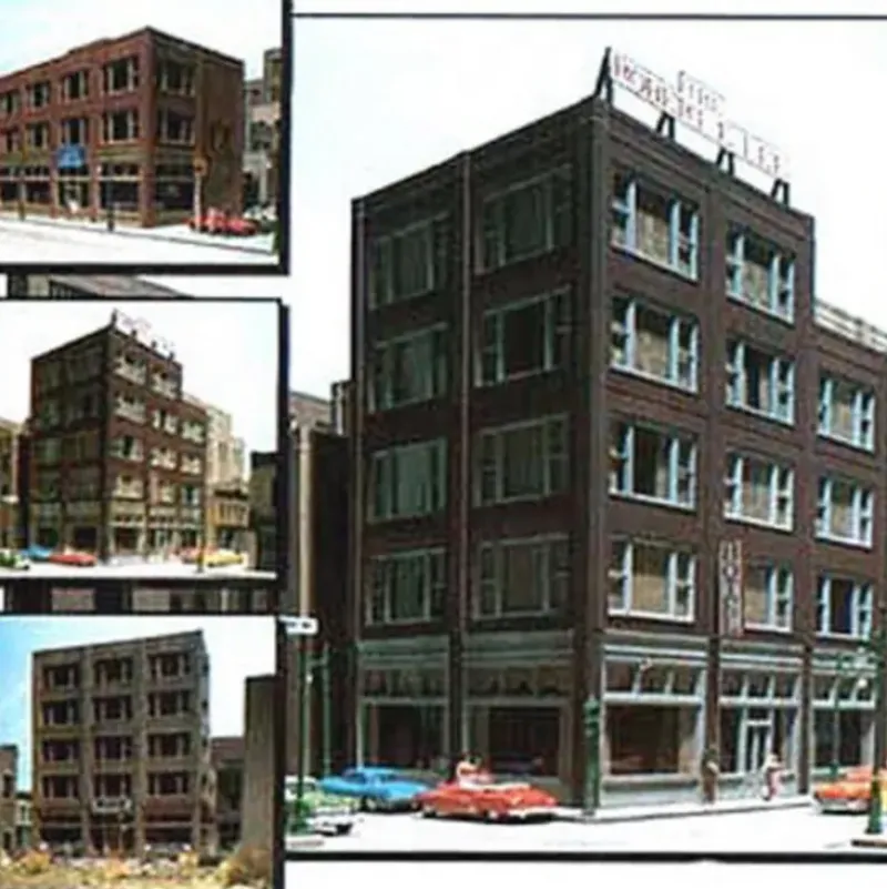 Trains|DPM 36400 HO 20th Century Storefront Building Kit - Model Train Junction: Quality Parts and Art Supplies