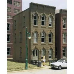 Trains|DPM 11000 HO Townhouse # 2 Structure 2-1/2" W x 4-1/4" D x 4-7/8" H Building Kit - Model Train Junction: Quality Parts and Art Supplies