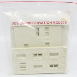 Trains|DPM 11100 HO Townhouse #3 Structures 2-1/2" W x 4-1/4" D x 4-7/8" H Building Kit - Model Train Junction: Quality Parts and Art Supplies
