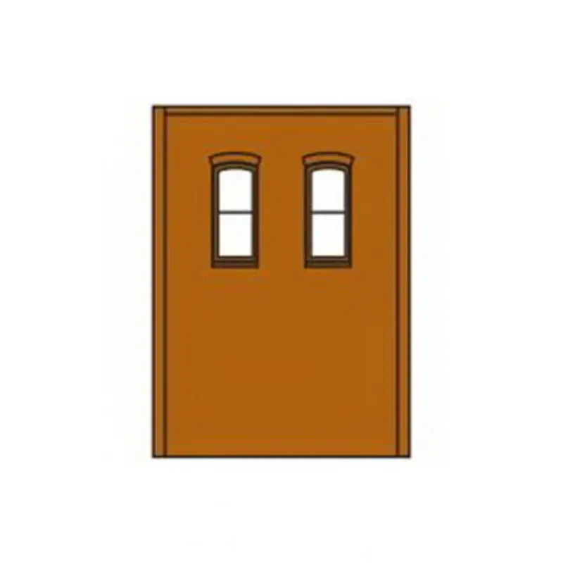 Trains|DPM 301-39 HO Two-Story Wall Sections with 2 2nd-Story Rectangular Windows Kit - Model Train Junction: Quality Parts and Art Supplies