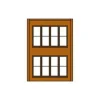 Trains|DPM 301-44 HO Two-Story Wall Sections w/Victorian Windows Kit (Pack of 4) - Model Train Junction: Quality Parts and Art Supplies