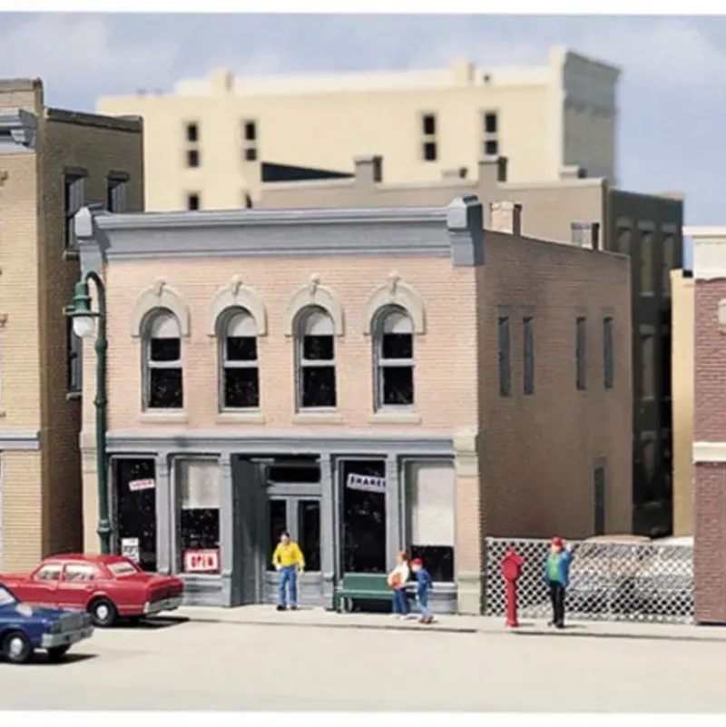 Trains|DPM 50400 N Char's Soda Shoppe Building Kit - Model Train Junction: Quality Parts and Art Supplies
