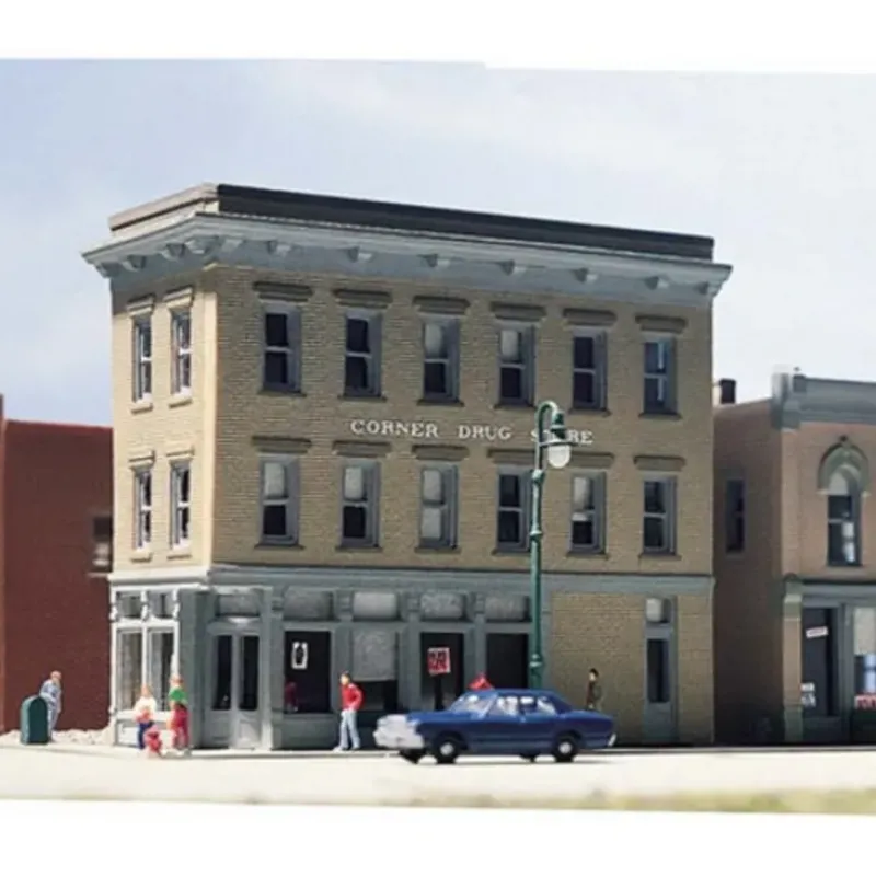 Trains|DPM 50700 N Corner Apothecary Building Kit - Model Train Junction: Quality Parts and Art Supplies