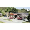Trains|DPM 66200 N Jerry Riggs Quick Service Building Kit - Model Train Junction: Quality Parts and Art Supplies