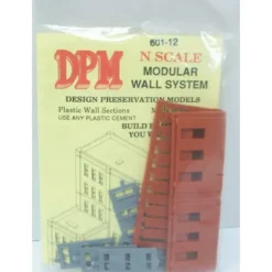 Trains|DPM 60112 N One-Story Window Sections Kit (Pack of 3) - Model Train Junction: Quality Parts and Art Supplies
