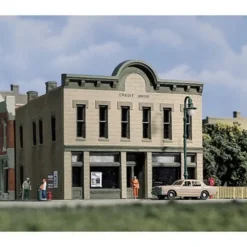 Trains|DPM 50800 N Scale Crestone Credit Union Building Kit - Model Train Junction: Quality Parts and Art Supplies