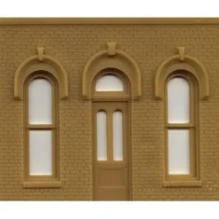 Trains|DPM 90101 O Arched Entry Door (Pack of 2) - Model Train Junction: Quality Parts and Art Supplies
