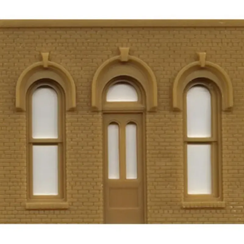 Trains|DPM 90101 O Arched Entry Door (Pack of 2) - Model Train Junction: Quality Parts and Art Supplies
