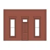 Trains|DPM 90104 O Rectangular Entry Door (Pack of 2) - Model Train Junction: Quality Parts and Art Supplies