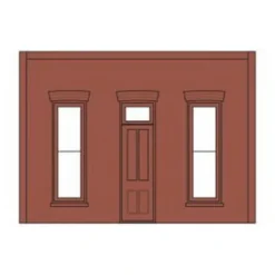 Trains|DPM 90104 O Rectangular Entry Door (Pack of 2) - Model Train Junction: Quality Parts and Art Supplies