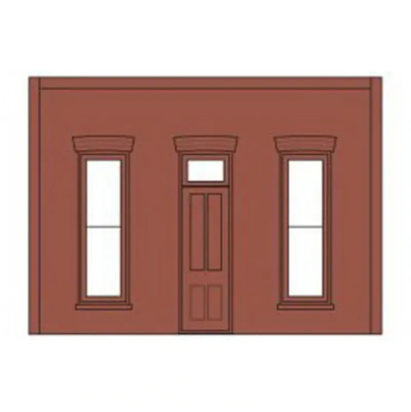 Trains|DPM 90104 O Rectangular Entry Door (Pack of 2) - Model Train Junction: Quality Parts and Art Supplies