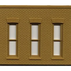 Trains|DPM 90105 O Rectangular Window Wall (Pack of 2) - Model Train Junction: Quality Parts and Art Supplies