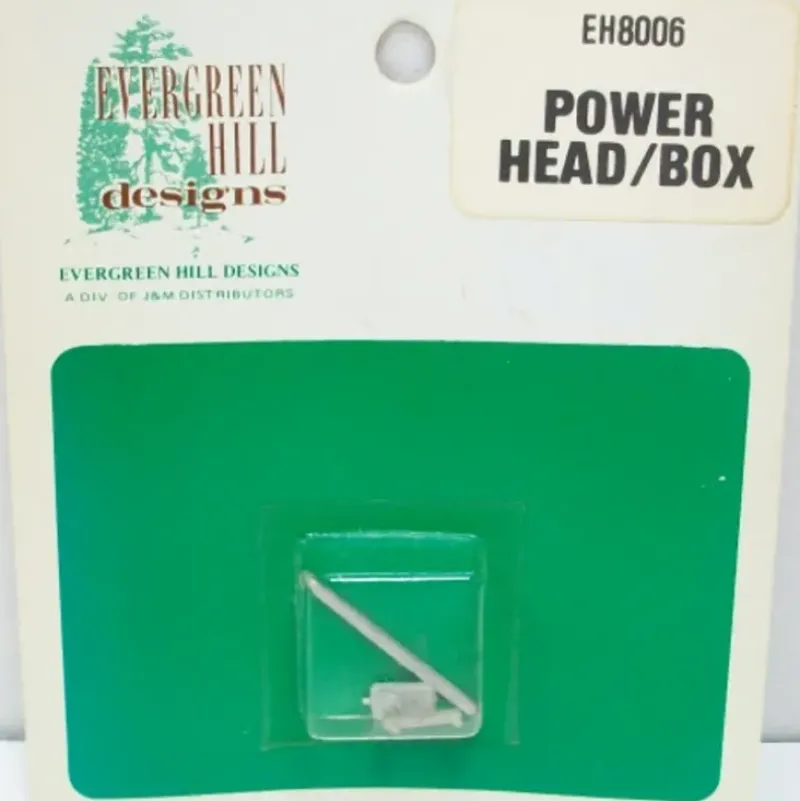 Trains|Evergreen Hill 8006 HO Power Head/Box Metal Kit. - Model Train Junction: Quality Parts and Art Supplies