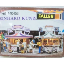 Trains|Faller 140453 HO Scale Concession Stand Building Kit (Set of 2) - Model Train Junction: Quality Parts and Art Supplies