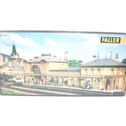 Trains|Faller B-113 HO Scale "Bonn" Station Building Kit - Model Train Junction: Quality Parts and Art Supplies