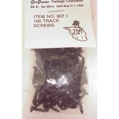 Trains|Gargraves 807-1 #4 X 1/2" Black Phillips Pan Head Track Screws (Pack of 100) - Model Train Junction: Quality Parts and Art Supplies