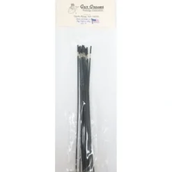 Trains|Gargraves 930B-12 8" 16 AWG Black Pigtail W/Track Pin (Pack of 12) - Model Train Junction: Quality Parts and Art Supplies