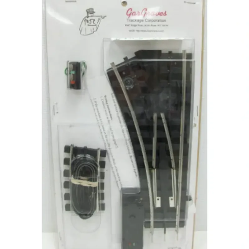 Trains|Gargraves 114-RC O O42 "Phantom" Left Hand Remote Control Switch Turnout - Model Train Junction: Quality Parts and Art Supplies