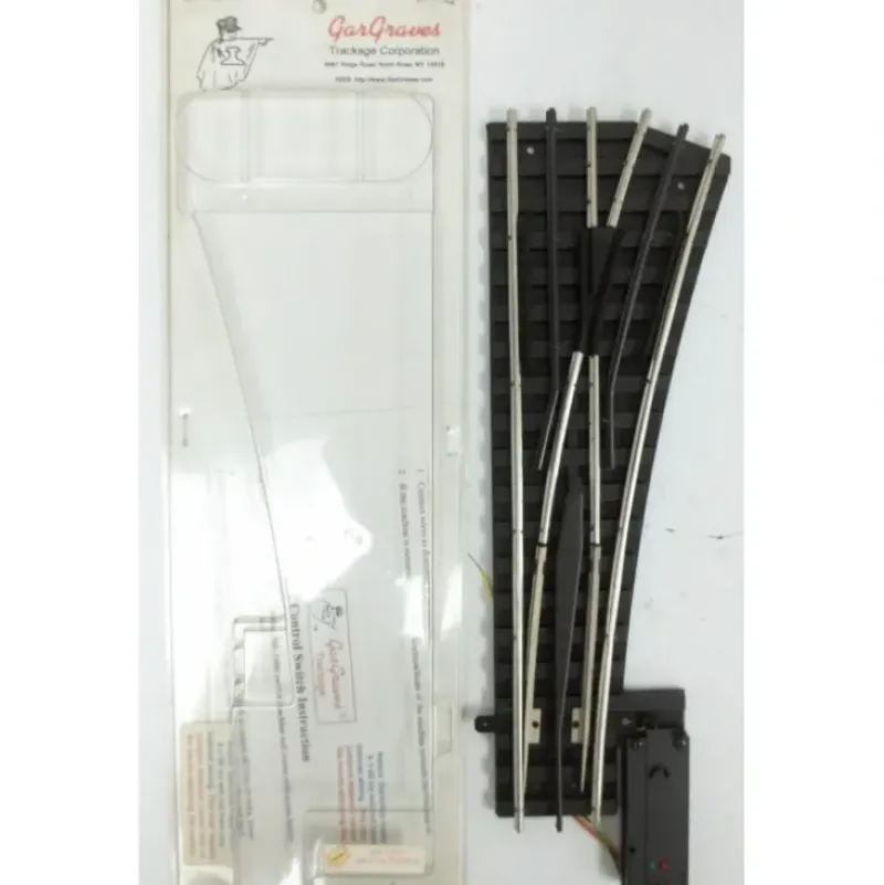 Trains|Gargraves 143-RC O O72 "Phantom" Right Hand Remote Control Switch Turnout - Model Train Junction: Quality Parts and Art Supplies