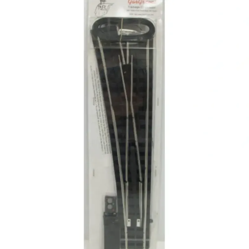 Trains|Gargraves 104-RC O 100" "Phantom" LH Remote Control Switch Turnout DZ1000 - Model Train Junction: Quality Parts and Art Supplies