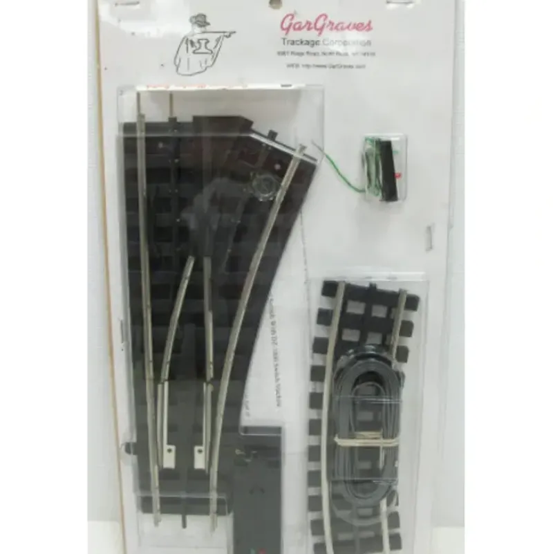 Trains|Gargraves 113-RH O O42 "Phantom" Right Hand Remote Control Switch Turnout - Model Train Junction: Quality Parts and Art Supplies