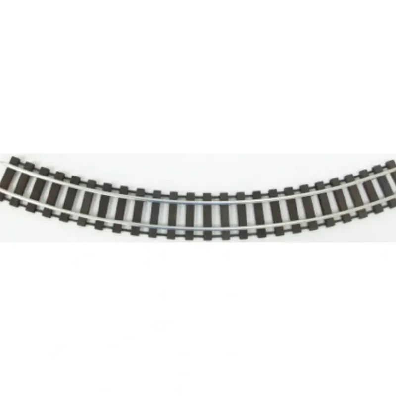 Trains|Gargraves 42-402-SW S Gauge Stainless 42" Curve Wood Tie Sectional Track - Model Train Junction: Quality Parts and Art Supplies