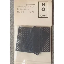 Trains|Grandt Line 64 HO Bandstand Lattice Work Plastic Part - Model Train Junction: Quality Parts and Art Supplies