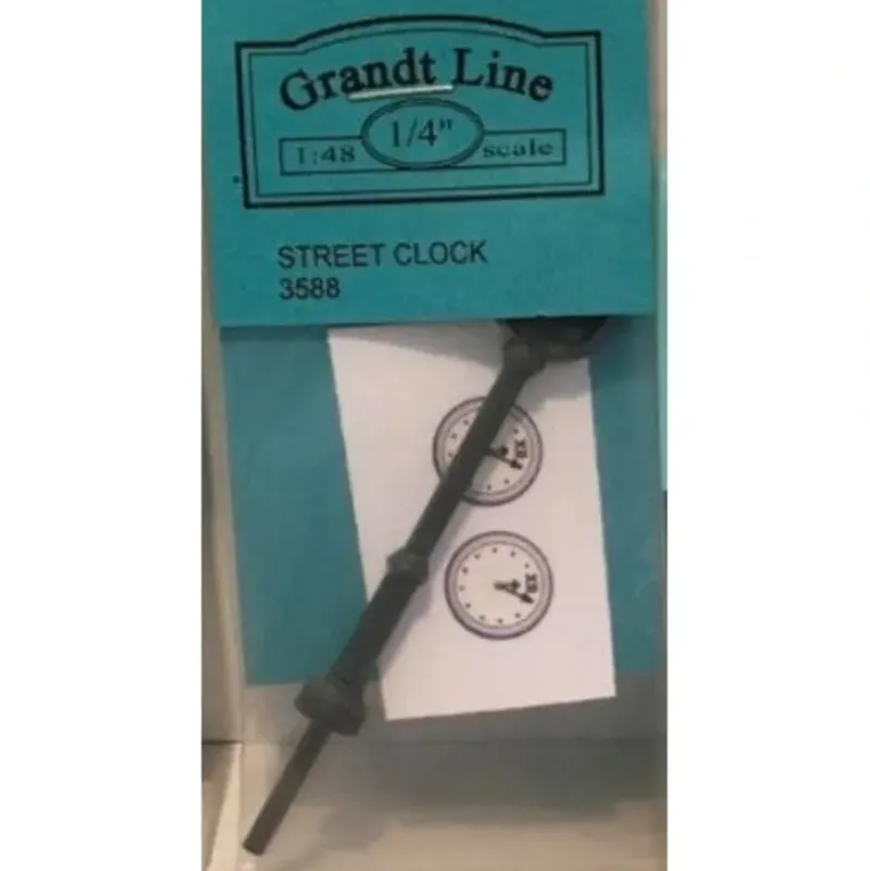 Trains|Grandt Line 3588 O Scale Street Clock - Model Train Junction: Quality Parts and Art Supplies