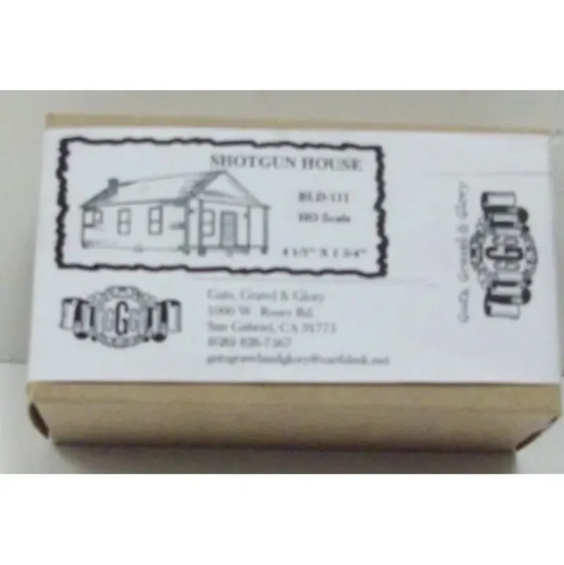 Trains|Guts, Gravel & Glory RR Supply 111 Shotgun House - Model Train Junction: Quality Parts and Art Supplies