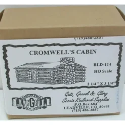 Trains|Guts, Gravel & Glory RR Supply 114 Cromwell'sCabin Kit - Model Train Junction: Quality Parts and Art Supplies