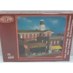 Trains|Heljan 604 Con-Cor N Scale Two Store Building Kit - Model Train Junction: Quality Parts and Art Supplies