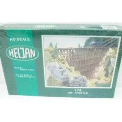Trains|Heljan 174 HO Scale Timber Bridge 188' Trestle Kit - Model Train Junction: Quality Parts and Art Supplies