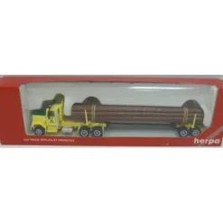 Trains|Herpa 6172 HO Weyerhaeuser Tractor Trailer With Logs - Model Train Junction: Quality Parts and Art Supplies
