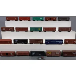 Trains|HO Scale Boxcars: SP, CN, D&RGW, N&W, Wabash, Seaboard, Monon, PC, GM&O, AA [20] VG - Model Train Junction: Quality Parts and Art Supplies