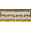 Trains|HO Scale Chessie System Covered 3-Bay Hoppers - Custom Painted [12] VG - Model Train Junction: Quality Parts and Art Supplies