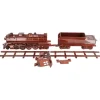 Trains|Hudson Mahogany Wood Steam Locomotive & Tender VG - Model Train Junction: Quality Parts and Art Supplies