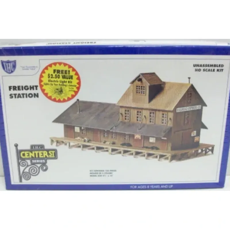 Trains|IHC 7785 HO Center St Series Freight Station Building Kit - Model Train Junction: Quality Parts and Art Supplies