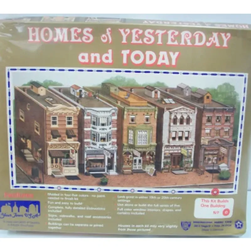 Trains|IHC 100-18 HO Grant Carys Apothecary Front Houses Building Kit - Model Train Junction: Quality Parts and Art Supplies