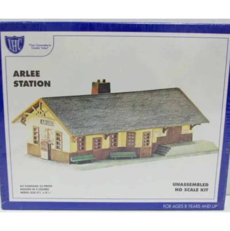 Trains|IHC 7761 HO Scale Arlee Station Building Kit - Model Train Junction: Quality Parts and Art Supplies