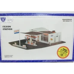 Trains|IHC 7757 HO Scale Exxon Station Kit - Model Train Junction: Quality Parts and Art Supplies
