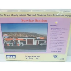 Trains|IHC 3509 HO Scale Service Station Building Kit - Model Train Junction: Quality Parts and Art Supplies